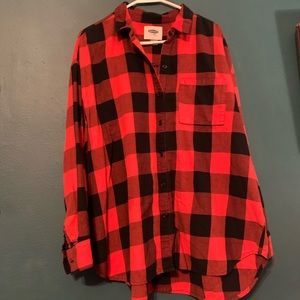 Buffalo check button up shirt
